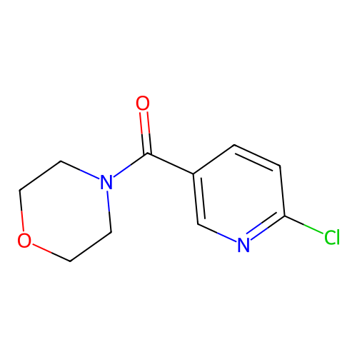 4-(6-Chloropyridine-3-carbonyl)morpholine structure