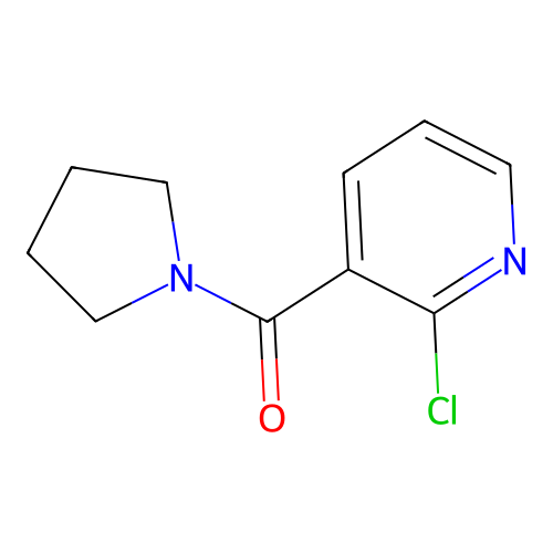 (2-Chloropyridin-3-yl)(pyrrolidin-1-yl)methanone structure