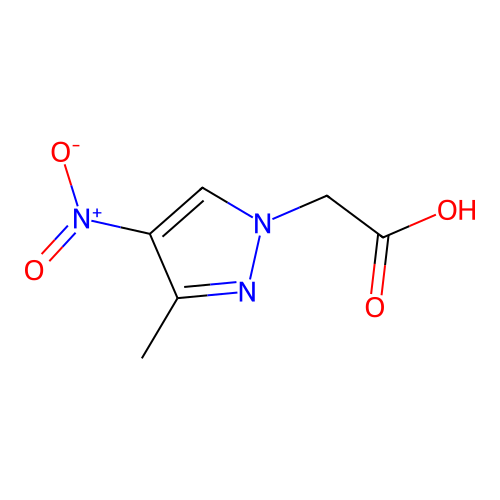 2-(3-methyl-4-nitro-1H-pyrazol-1-yl)acetic acid structure