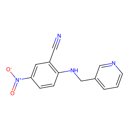 5-Nitro-2-[(pyridin-3-ylmethyl)amino]benzonitrile structure