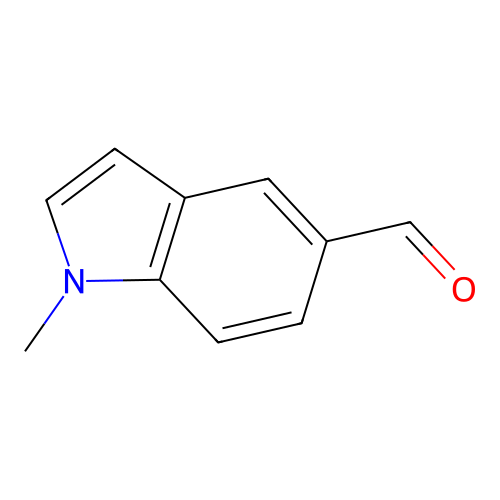 1-methyl-1H-indole-5-carbaldehyde structure