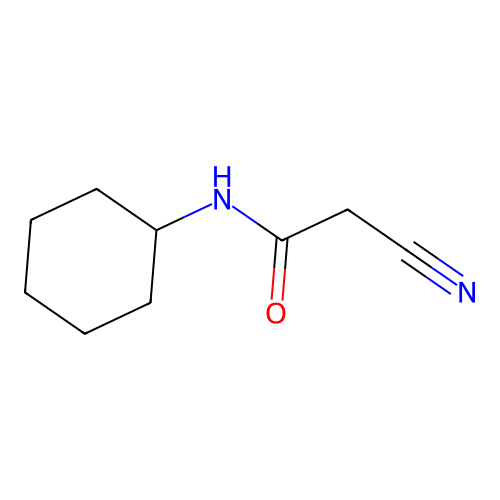 2-氰基-N-环己基乙酰胺 structure