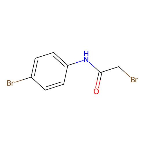 2-溴-N-(4-溴苯基)乙酰胺 structure