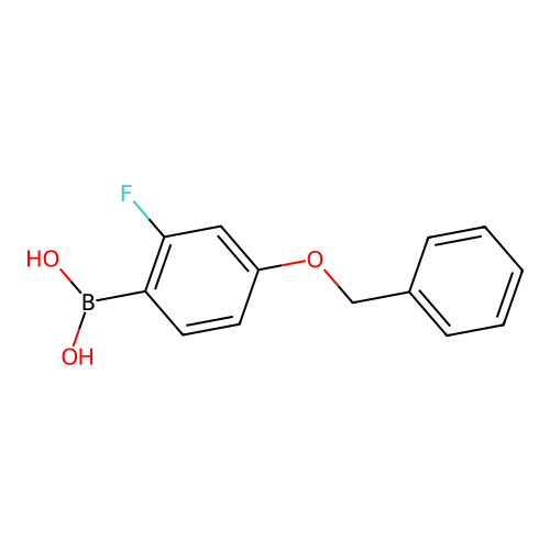 4-Benzyloxy-2-fluorophenylboronic acid structure