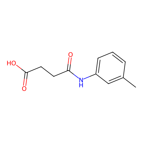 4-[(3-Methylphenyl)amino]-4-oxobutanoic acid structure