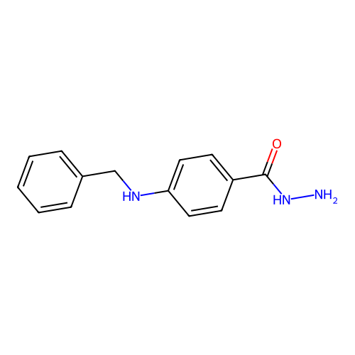 4-(Benzylamino)benzohydrazide structure