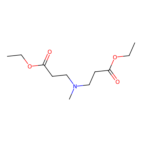 N,N-二(β-乙氧羰基乙基)甲胺 structure