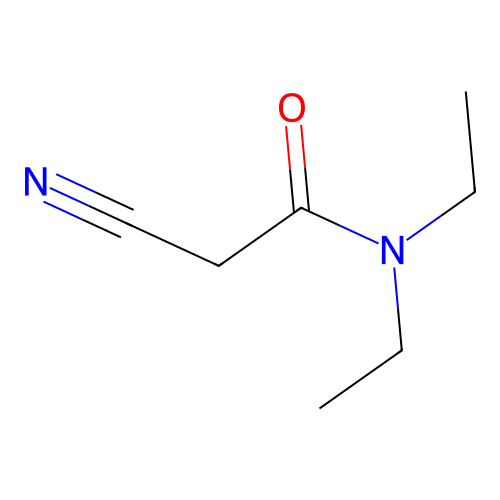 2-cyano-N,N-diethylacetamide structure