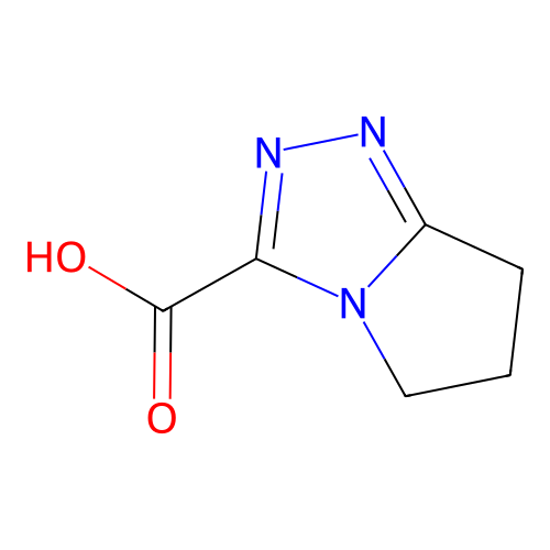 6,7-Dihydro-5H-pyrrolo[2,1-c][1,2,4]triazole-3-carboxylic acid structure