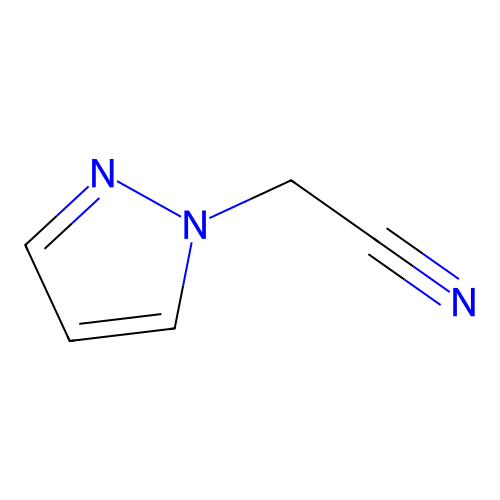 2-(1H-pyrazol-1-yl)acetonitrile structure