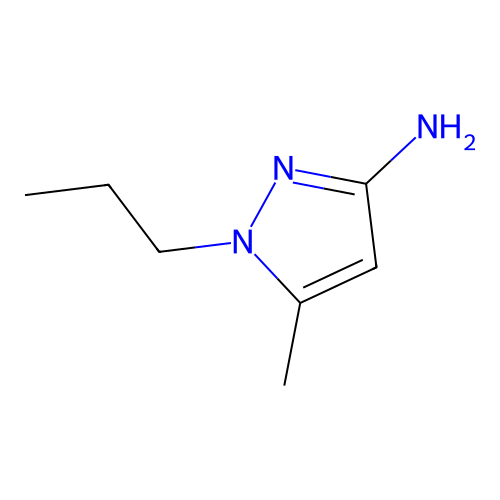 5-methyl-1-propyl-1H-pyrazol-3-amine structure