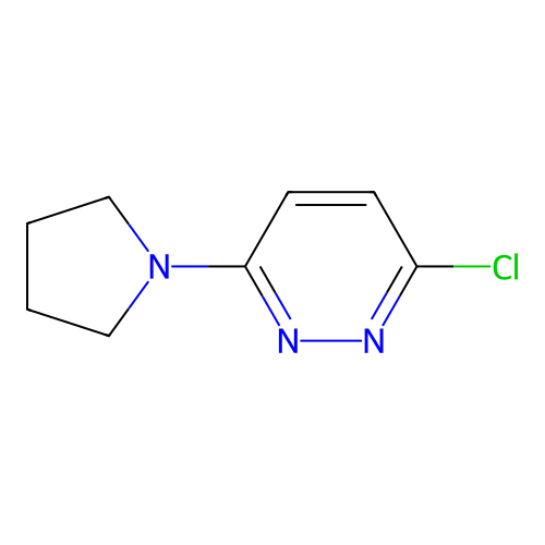 3-Chloro-6-(1-pyrrolidinyl)pyridazine structure