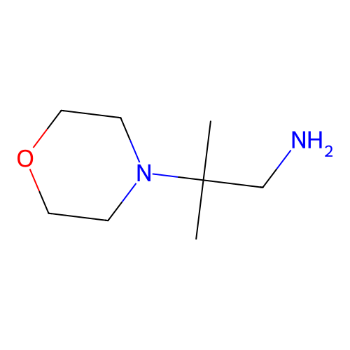2-Methyl-2-(morpholin-4-yl)propan-1-amine structure