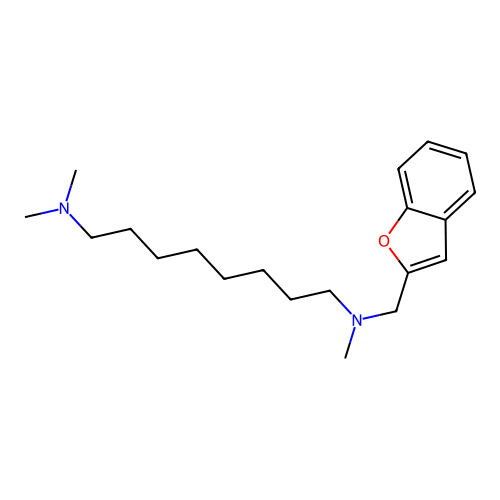 N-(1-benzofuran-2-ylmethyl)-N,N',N'-trimethyloctane-1,8-diamine structure