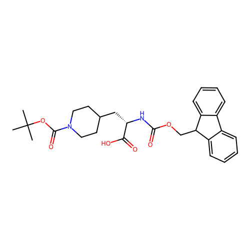 FMOC-S-PIPALA(BOC)-OH structure