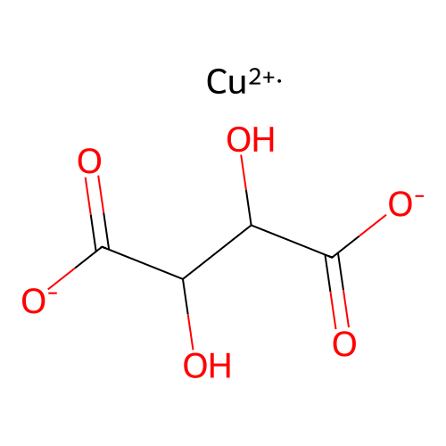 Copper tartrate structure