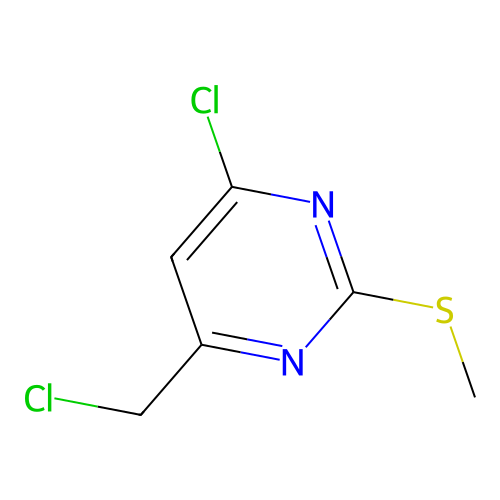 4-Chloro-6-(chloromethyl)-2-(methylsulfanyl)pyrimidine structure