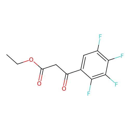 Ethyl 3-oxo-(2,3,4,5-tetrafluorophenyl)propanoate structure