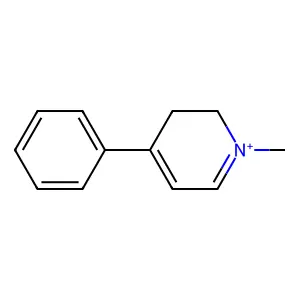 2,3-Dihydro-1-methyl-4-phenylpyridinium structure