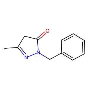 1-Benzyl-3-methyl-2-pyrazolin-5-one structure