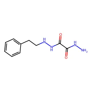 草酸酰肼-2-苯乙基酰肼 structure