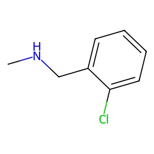 Benzenemethanamine, 2-chloro-N-methyl- structure