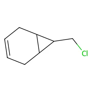 Bicyclo(4.1.0)hept-3-ene, 7-chloromethyl)-, (1alpha,6alpha,7beta)- structure