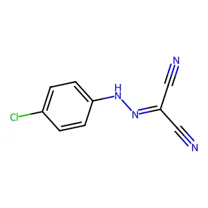 2-(2-(4-Chlorophenyl)hydrazinylidene)propanedinitrile structure