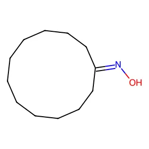 Cyclododecanone, oxime structure