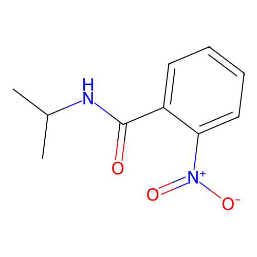 N-isopropyl-2-nitrobenzamide structure