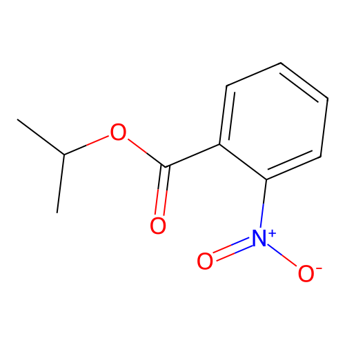 Propan-2-yl 2-nitrobenzoate structure