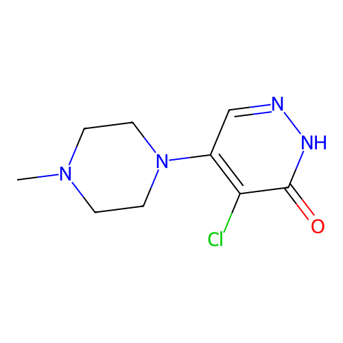 4-chloro-5-(4-methylpiperazin-1-yl)pyridazin-3(2H)-one structure
