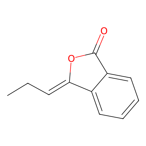 3-Propylidenephthalide, (3Z)- structure