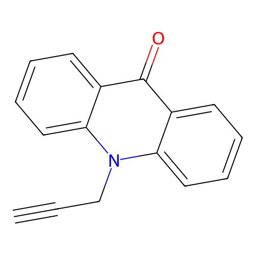 9(10H)-Acridinone, 10-(2-propynyl)- structure