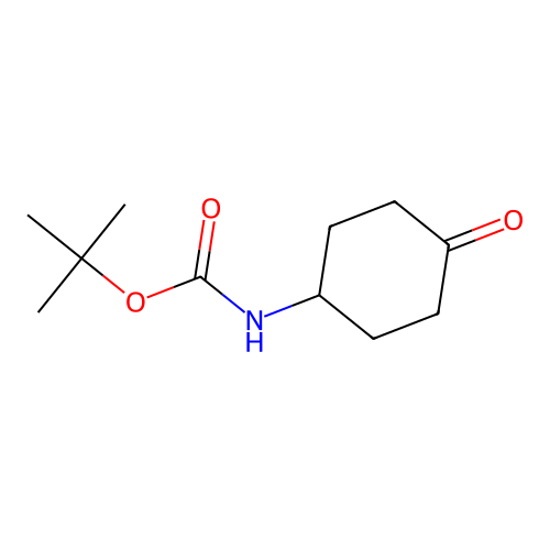 tert-butyl N-(4-oxocyclohexyl)carbamate structure