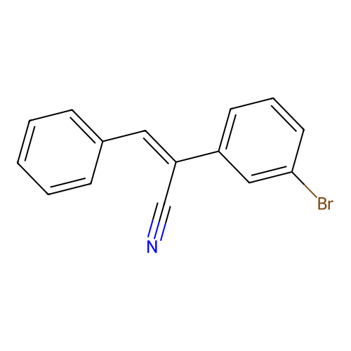 2-(3-Bromophenyl)-3-phenylacrylonitrile structure