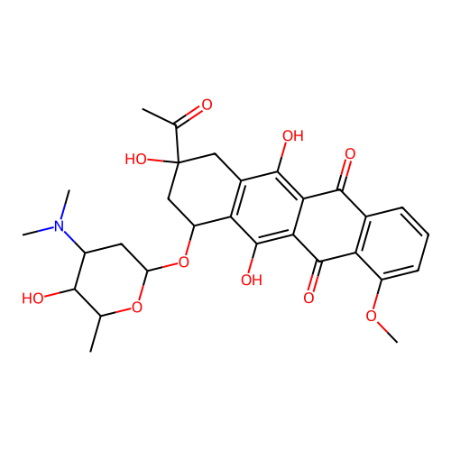 N,N-Dimethyldaunomycin structure