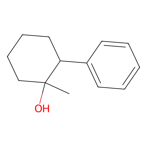 1-Methyl-2-phenylcyclohexan-1-ol structure