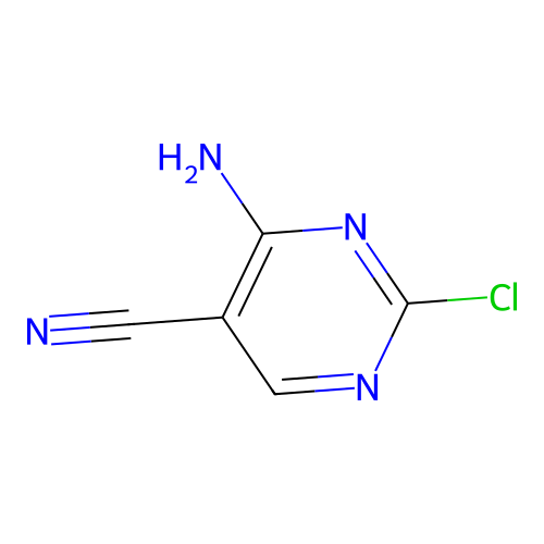 4-Amino-2-chloropyrimidine-5-carbonitrile structure