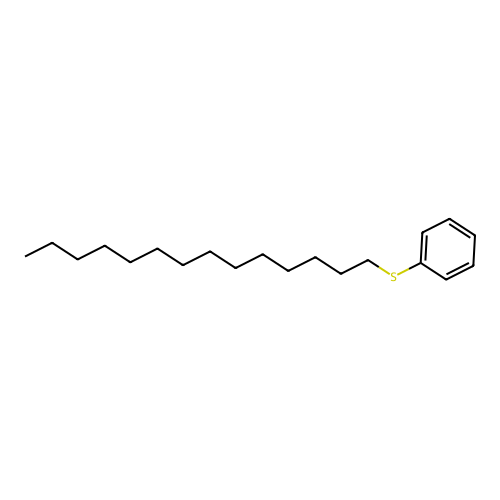苯基十四烷基硫醚 structure