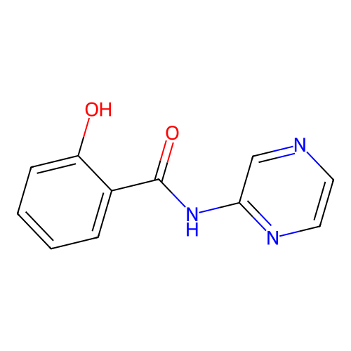 Benzamide, 2-hydroxy-N-pyrazin-2-yl- structure
