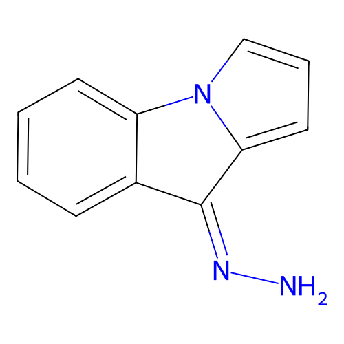 Pyrrolo[1,2-a]indol-4-ylidenehydrazine structure