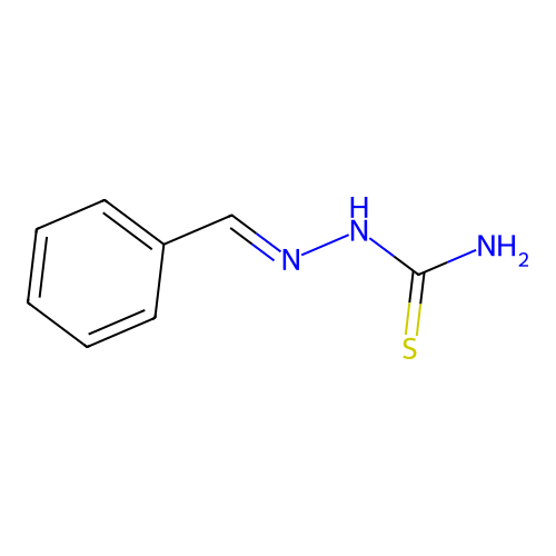 2-(Phenylmethylene)hydrazinecarbothioamide structure