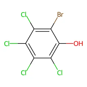 2-Bromo-3,4,5,6-tetrachlorophenol structure