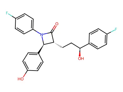 依折麦布 structure