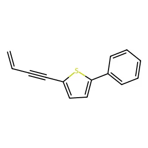 2-But-3-en-1-ynyl-5-phenyl-thiophene structure