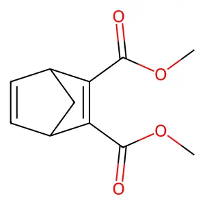 Dimethyl bicyclo(2.2.1)hepta-2,5-diene-2,3-dicarboxylate structure