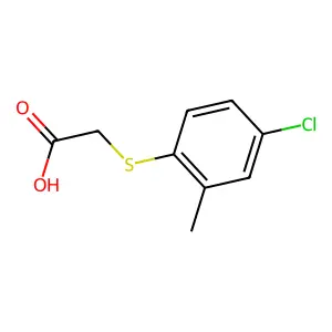 4-Chloro-o-tolylthioacetic acid structure