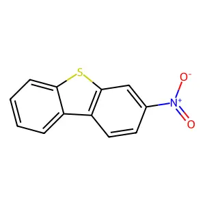 Dibenzothiophene, 3-nitro- structure