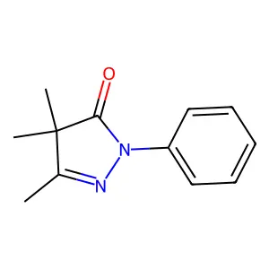 3H-Pyrazol-3-one, 2,4-dihydro-4,4,5-trimethyl-2-phenyl- structure